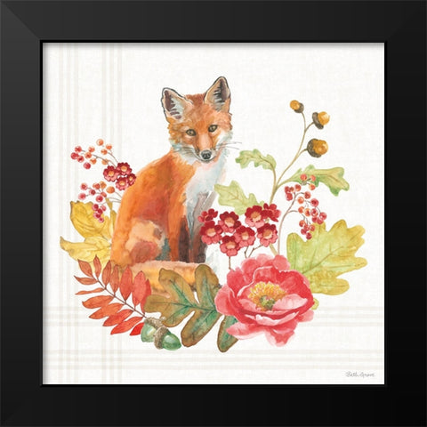 Wooded Harvest II Black Modern Wood Framed Art Print by Grove, Beth