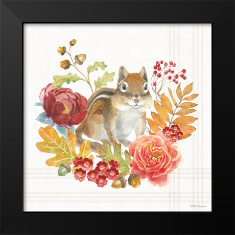 Wooded Harvest IV Black Modern Wood Framed Art Print by Grove, Beth