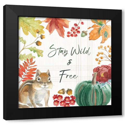 Wooded Harvest VI Black Modern Wood Framed Art Print with Double Matting by Grove, Beth