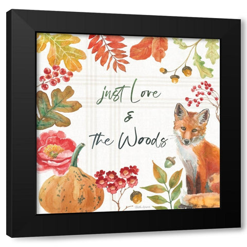 Wooded Harvest VII Black Modern Wood Framed Art Print by Grove, Beth