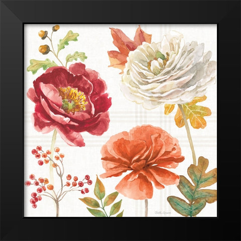 Wooded Harvest IX Black Modern Wood Framed Art Print by Grove, Beth