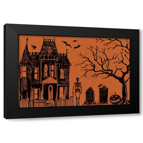 Haunted I Black Modern Wood Framed Art Print with Double Matting by Tavoletti, Anne