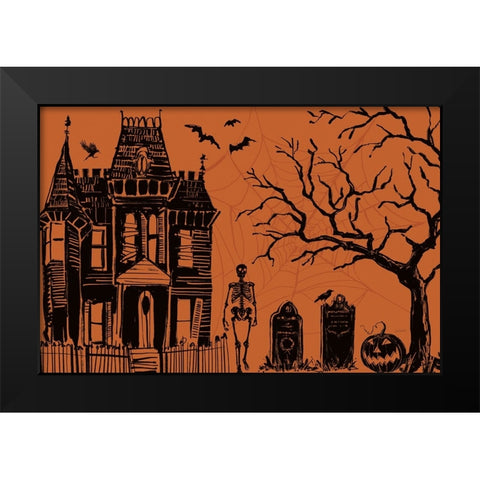 Haunted I Black Modern Wood Framed Art Print by Tavoletti, Anne