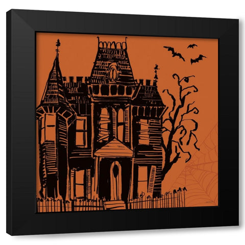 Haunted IV Black Modern Wood Framed Art Print with Double Matting by Tavoletti, Anne