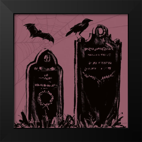 Haunted VIII Black Modern Wood Framed Art Print by Tavoletti, Anne