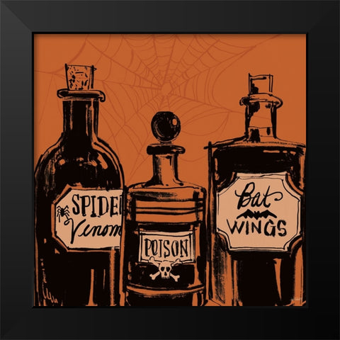 Haunted IX Black Modern Wood Framed Art Print by Tavoletti, Anne