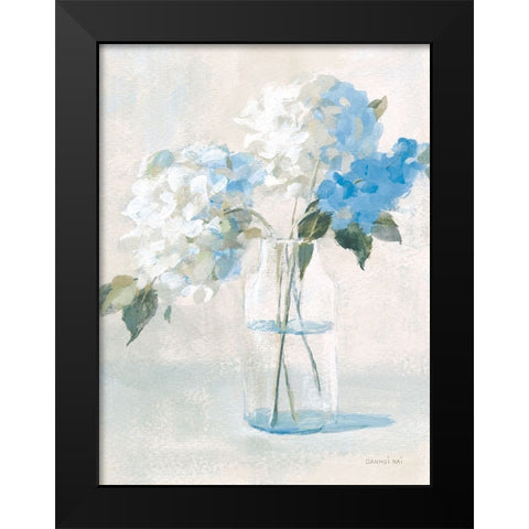 Vintage Bouquet III Black Modern Wood Framed Art Print by Nai, Danhui