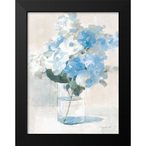 Vintage Bouquet IV Black Modern Wood Framed Art Print by Nai, Danhui