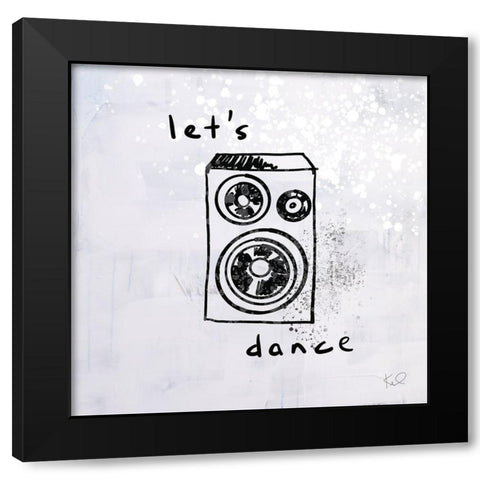 Turn it Up IV Black Modern Wood Framed Art Print with Double Matting by Youngstrom, Kent