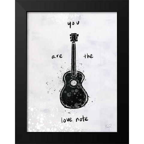 Turn it Up VII Black Modern Wood Framed Art Print by Youngstrom, Kent