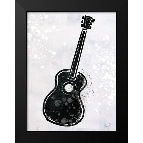 Turn it Up X Black Modern Wood Framed Art Print by Youngstrom, Kent