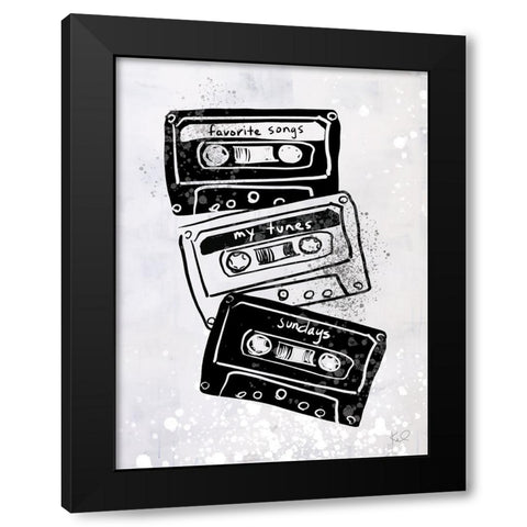 Turn it Up XI Black Modern Wood Framed Art Print with Double Matting by Youngstrom, Kent