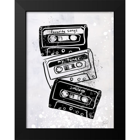 Turn it Up XI Black Modern Wood Framed Art Print by Youngstrom, Kent
