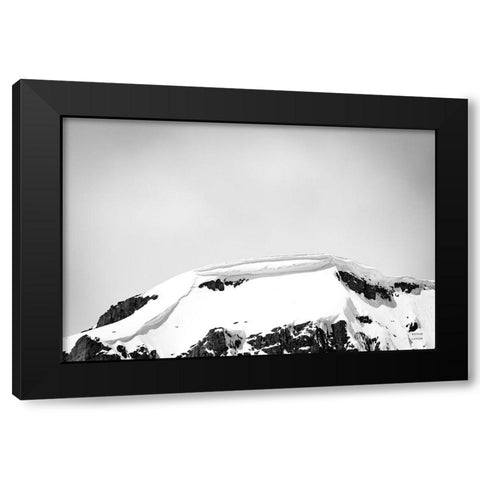 Avalanche View Black Modern Wood Framed Art Print with Double Matting by Larson, Nathan