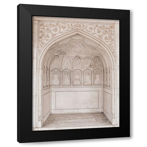 Set Aside Black Modern Wood Framed Art Print with Double Matting by Larson, Nathan