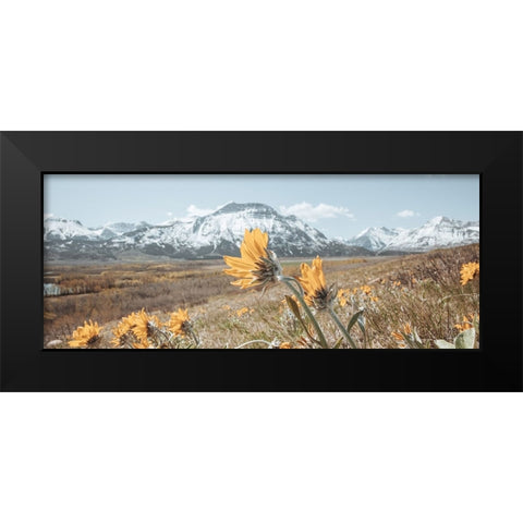 Crop Black Modern Wood Framed Art Print by Larson, Nathan