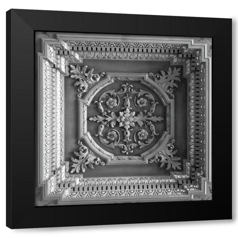 Architectural Design I Black Modern Wood Framed Art Print with Double Matting by Van Swearingen, Debra