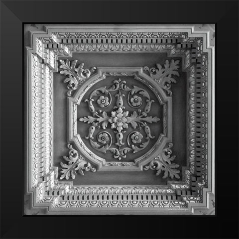 Architectural Design I Black Modern Wood Framed Art Print by Van Swearingen, Debra