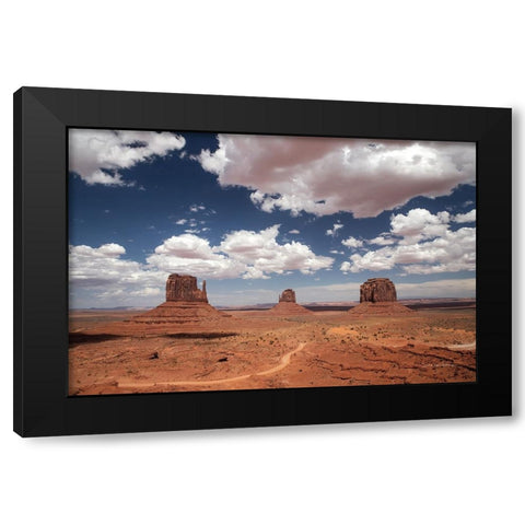 Monument Valley I Black Modern Wood Framed Art Print by Van Swearingen, Debra