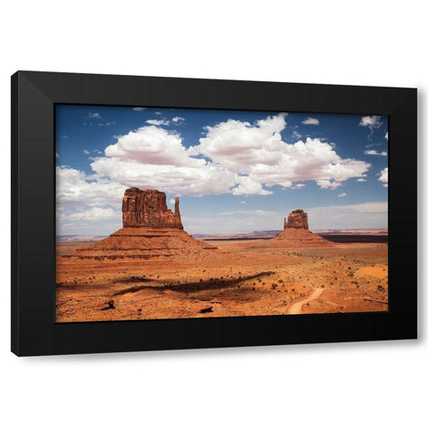 Monument Valley IV Black Modern Wood Framed Art Print by Van Swearingen, Debra