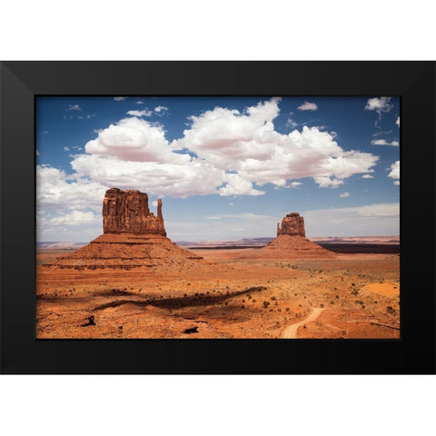 Monument Valley IV Black Modern Wood Framed Art Print by Van Swearingen, Debra