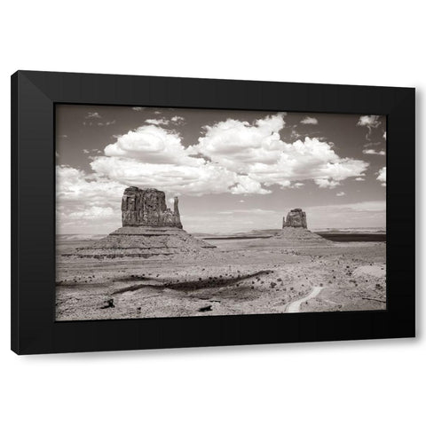 Monument Valley IV Sepia Black Modern Wood Framed Art Print by Van Swearingen, Debra