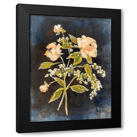Fleeting Blooms I Black Modern Wood Framed Art Print by Purinton, Julia