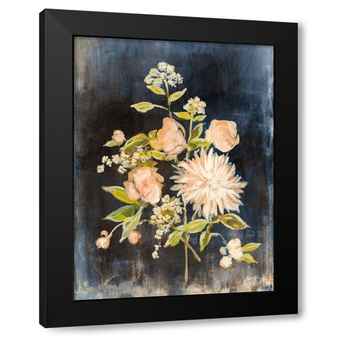 Fleeting Blooms III Black Modern Wood Framed Art Print with Double Matting by Purinton, Julia