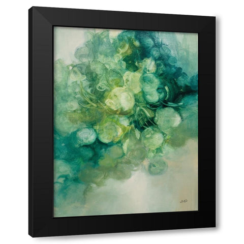 Emerald Pilea I Black Modern Wood Framed Art Print by Purinton, Julia
