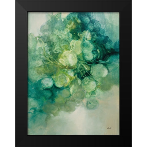 Emerald Pilea I Black Modern Wood Framed Art Print by Purinton, Julia