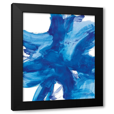 Kinetic I Black Modern Wood Framed Art Print with Double Matting by Purinton, Julia