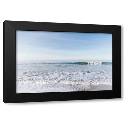 Santa Monica Beach III Black Modern Wood Framed Art Print with Double Matting by Marshall, Laura
