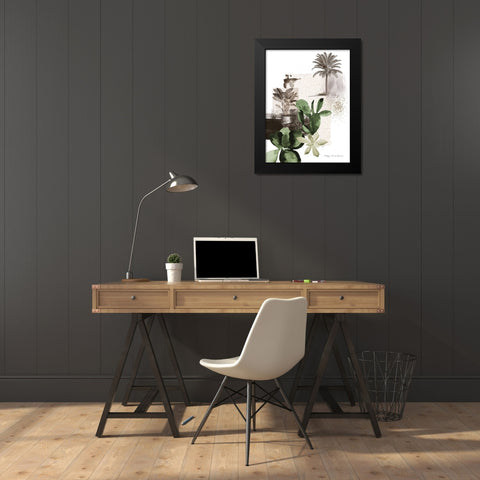 Botanicum Black Modern Wood Framed Art Print by Kucwaj-Tybur, Kasia