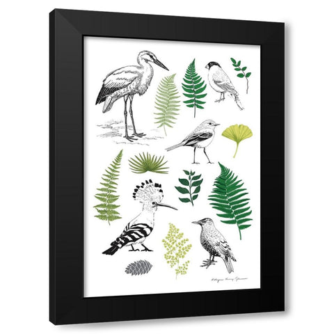Nature Chart I Black Modern Wood Framed Art Print with Double Matting by Kucwaj-Tybur, Kasia
