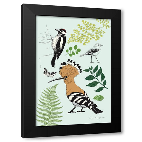 Nature Chart II Black Modern Wood Framed Art Print by Kucwaj-Tybur, Kasia
