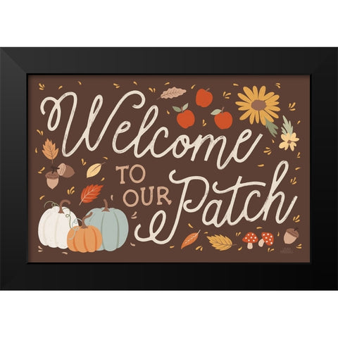 Harvest Wishes I Black Modern Wood Framed Art Print by Marshall, Laura