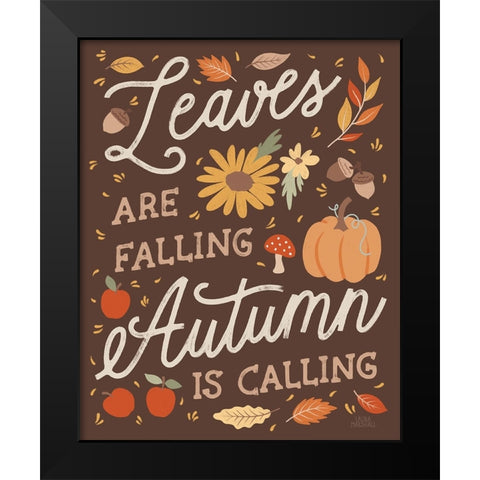 Harvest Wishes IV Black Modern Wood Framed Art Print by Marshall, Laura