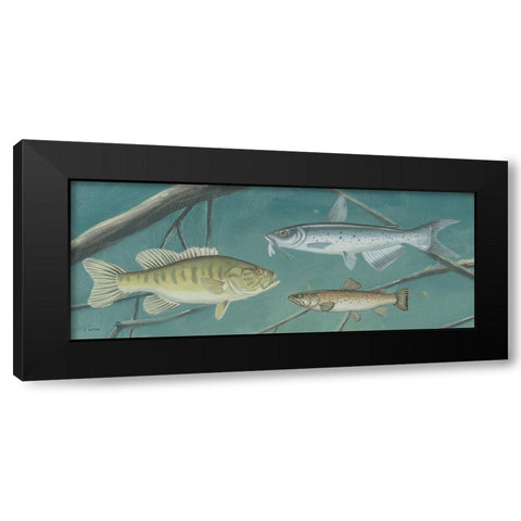 Fresh Catch III Black Modern Wood Framed Art Print with Double Matting by Wiens, James