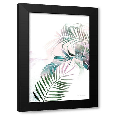 Tropical Floral III Black Modern Wood Framed Art Print with Double Matting by Kucwaj-Tybur, Kasia