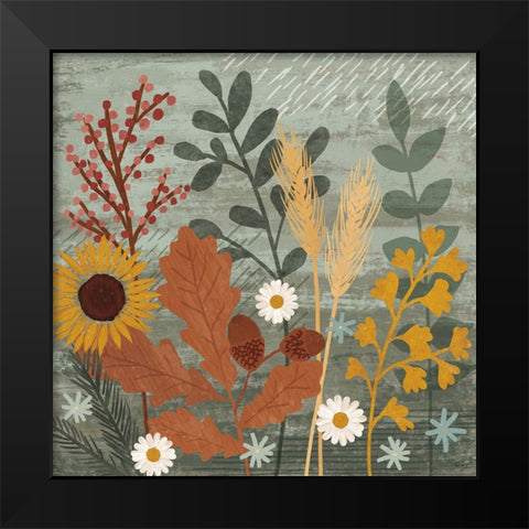 Harvest Craze III Black Modern Wood Framed Art Print by Charron, Veronique