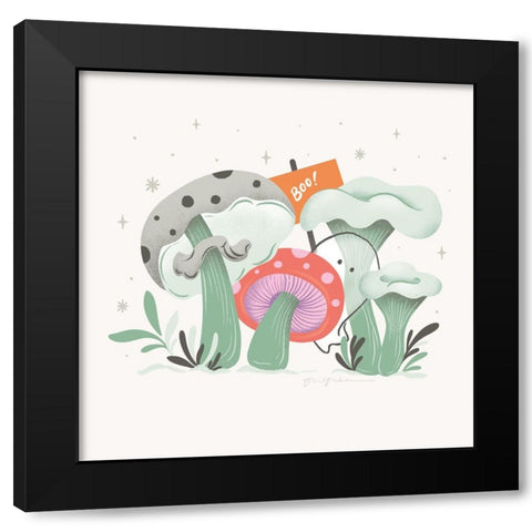 Dark Side IV Black Modern Wood Framed Art Print by Graham, Gia