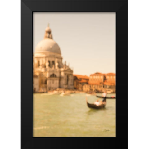 Essence of Venice I Black Modern Wood Framed Art Print by Aledanda
