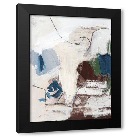 Dark Abstract II Black Modern Wood Framed Art Print by Munger, Pamela