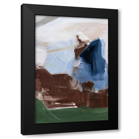 Riverbank Dark Crop Black Modern Wood Framed Art Print by Munger, Pamela