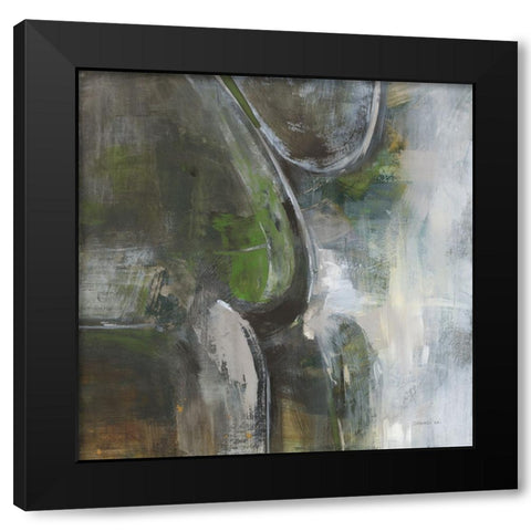 Forest Feel II Black Modern Wood Framed Art Print with Double Matting by Nai, Danhui