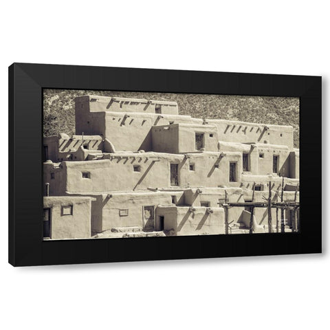 Summer Shadows Black Modern Wood Framed Art Print by Larson, Nathan