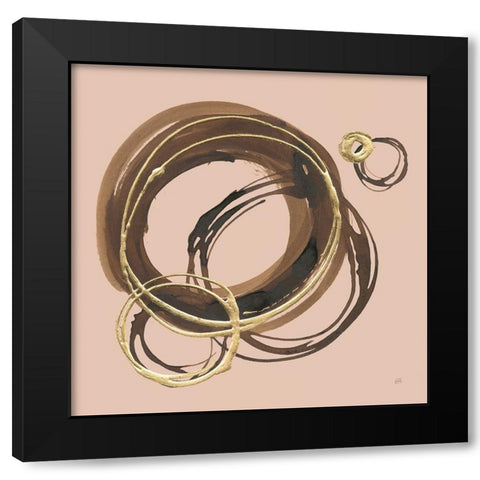 Walnut I Black Modern Wood Framed Art Print by Paschke, Chris
