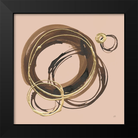 Walnut I Black Modern Wood Framed Art Print by Paschke, Chris