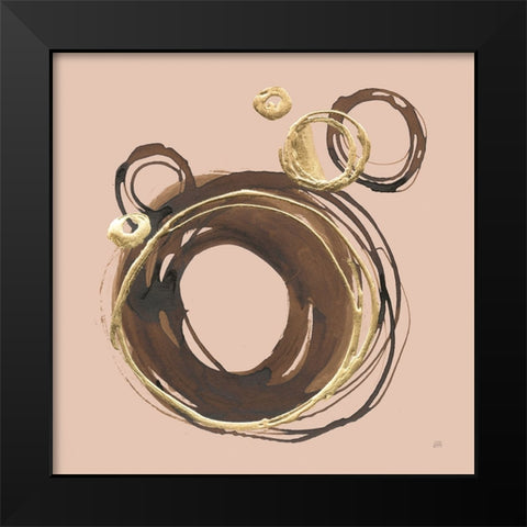 Walnut II Black Modern Wood Framed Art Print by Paschke, Chris