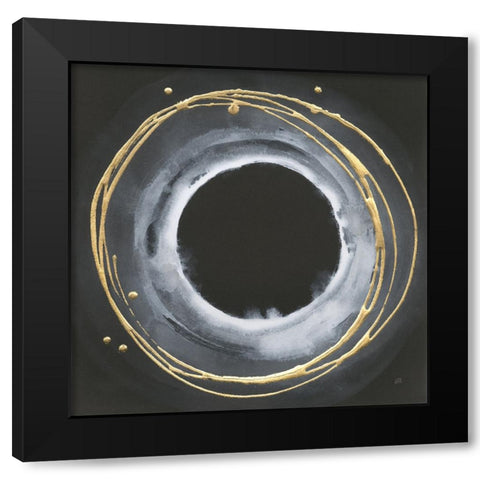 Eclipse I Black Modern Wood Framed Art Print by Paschke, Chris